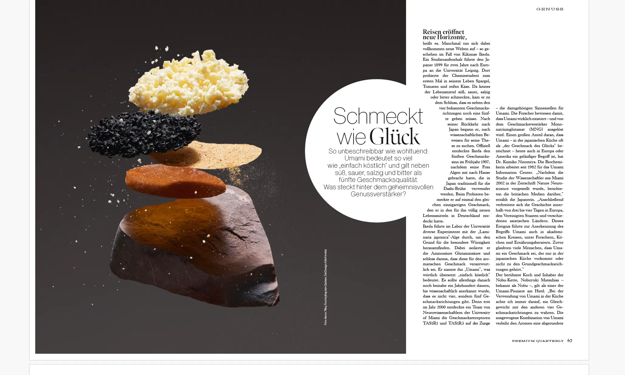 Seite aus Premium Quarterly